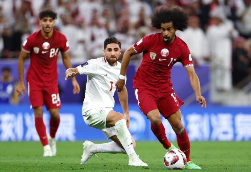 معلق مباراة قطر ضد الاردن