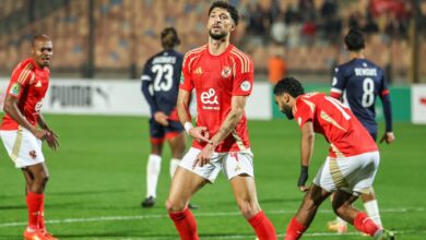 نتيجة مباراة الأهلي ضد شباب بلوزداد – هاتريك وسام أبو علي يقود الأحمر لفوز (6-1)