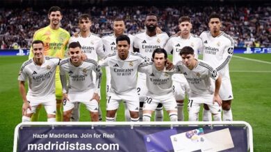 تشكيلة ريال مدريد لمباراة رايو فاليكانو