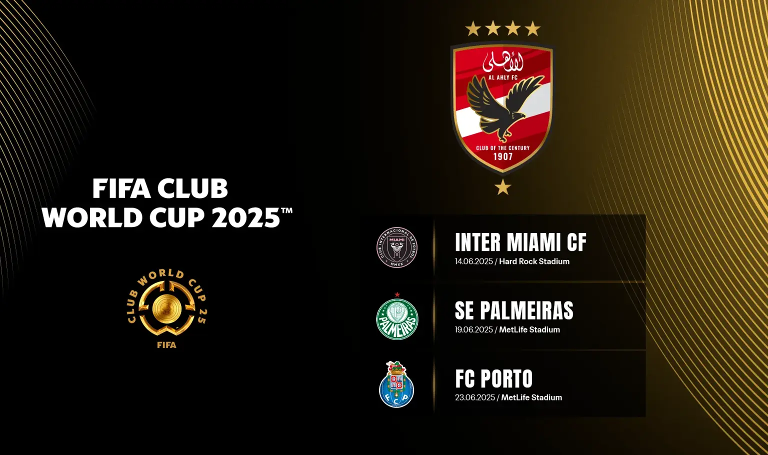 موعد مباراة الاهلى الاولي فى كأس العالم للأندية