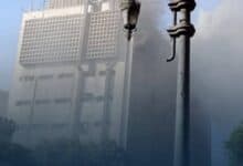 حريق سنترال رمسيس